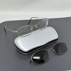 Innovative M/F Technology Eyeglasses Frames IMF373 Copper With Clip Ons 51 [] 18